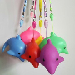 Creative Rope Dolphin Night Light, Colorful Dolphin Illuminating Toy, WeChat Promotion Scan QR Code Small Gift Wholesale