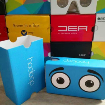 VR очки картон Новый Google бумажная коробка VR Виртуальная реальность 3D очки шлем Завод VR оптовая продажа завода