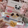 Cartoon children's hairpins for leisure, knitted hairgrip, cute hair rope, bangs