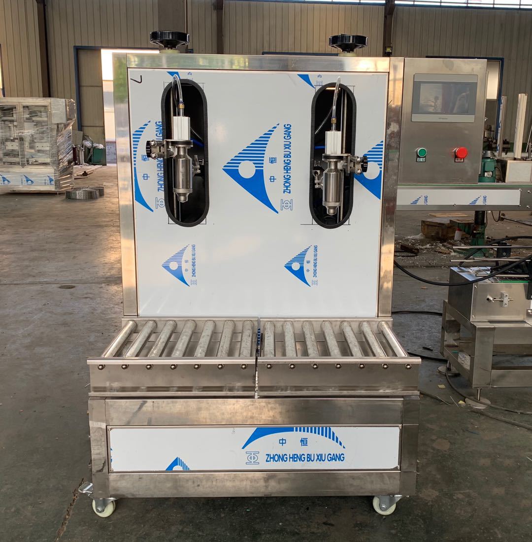 18升润滑油机油齿轮油灌装机 2头半自动称重式电脑控制灌装机