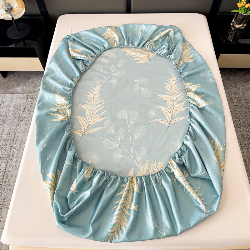 Cama de hielo de verano, cama desnuda de lujo ligera, cubierta de protección de colchón todo incluido, cubierta de cama de hielo lavada con agua. image 4
