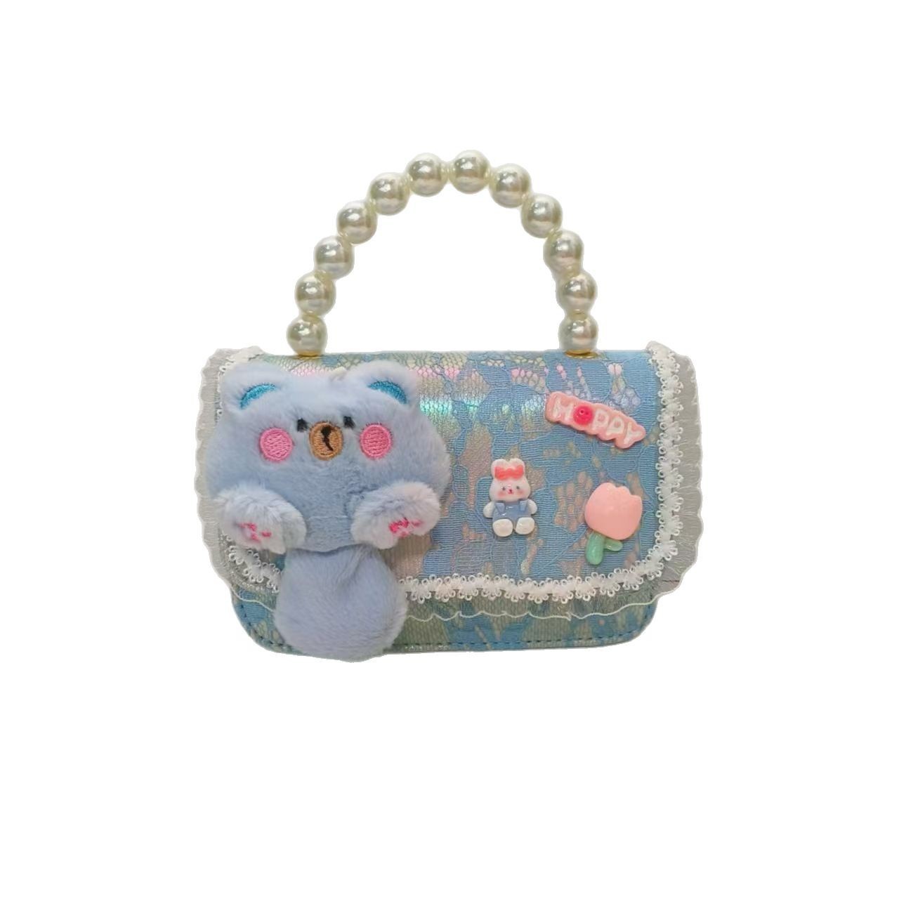 Bolso de perlas bolso de mochila bolso accesorios bolso de gato bolso de niños bolso de cadena bolso cuadrado bolso de Año Nuevo billetera para chicas
