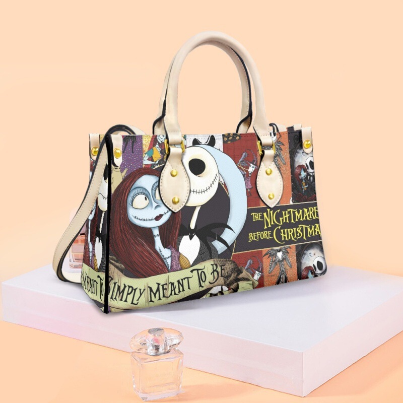 Jack And Sally Quilted Women's HAndheld Amazon Hot PU Messenger Bag Shoulder Bag One Order Jack And Sally Quilted Women's HAndheld Amazon Hot PU Messenger Bag Shoulder Bag One Order