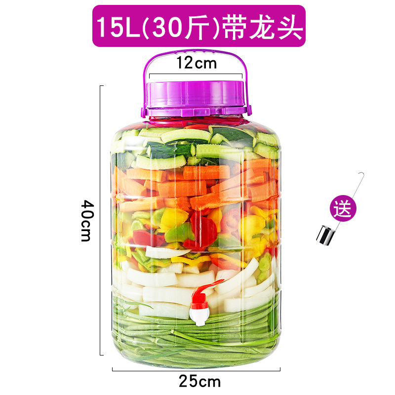 15kg 수도꼭지 + 스테인레스 스틸 와인 리프트 포함, 투명