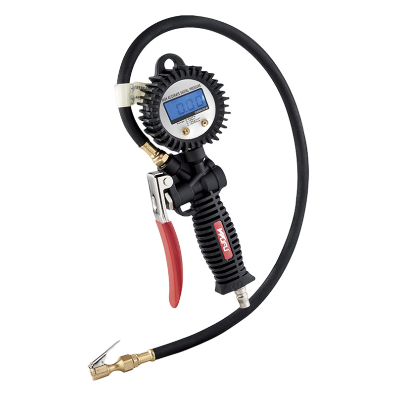 Wufu neumático pistola de presión de neumáticos pantalla digital medidor de presión de neumáticos bomba inflable herramienta de detección de presión de neumáticos medidor de presión de neumáticos