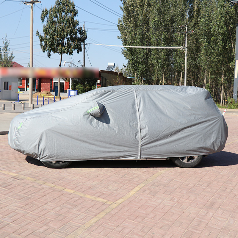 Car Clothing Full Cover Car Cover Velvet Thickened Car Clothing Car Cover Wholesale Cross-Border Sun Protection and Heat Insulation Carcover