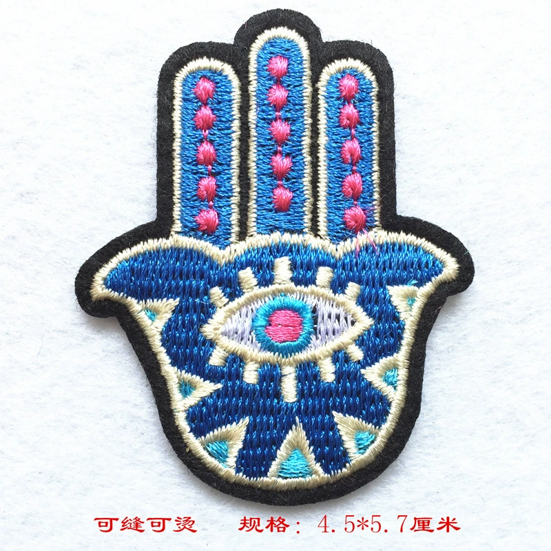 跨境爆款彩色卡通刺绣布贴时尚衣服补丁贴pacth绣花章补洞装饰贴