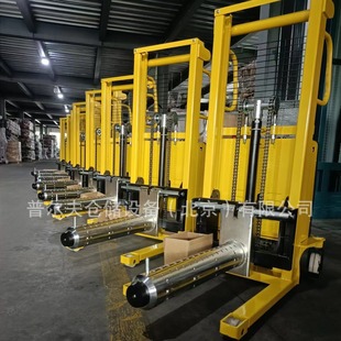 Pulf semi-electric manual cross-rod cross-shaft stacking forklift roller guide wheel chrome-plated stainless steel gun truck