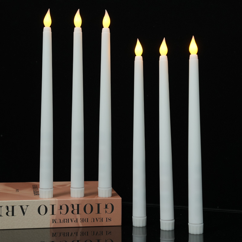 クロスボーダー LED ストリップキャンドルライトスパイラルフレームヘッドリモコン付き電子キャンドルロマンチックな西洋レストラン装飾キャンドル