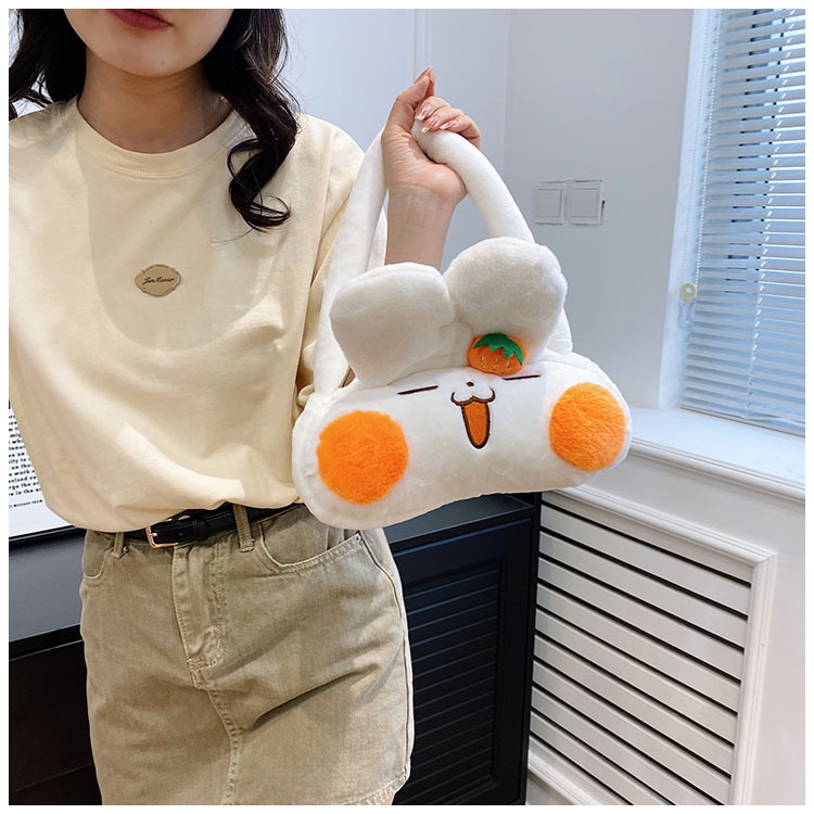 Women's Small Spring Autumn Plush Cute Handbag display picture 1