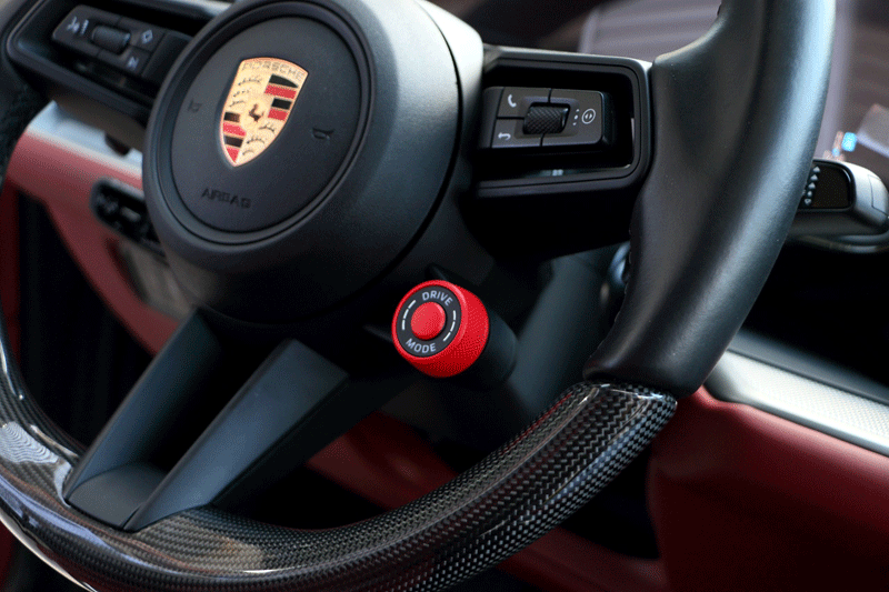 Suitable for Porsche steering wheel SC ejection knob button Ma Cayenne 718 Pa Lamela 911Taycan modification