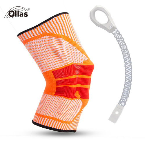 Factory direct supply fitness protection anti-collision knee knee protection anti-slip protective gear silicone basketball football pressurized wholesale