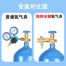 防摔省气氧气表乙炔表丙烷表压力表减压阀减压器二氧化碳表节能表