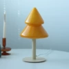 Christmas tree orange+beige thin bottom