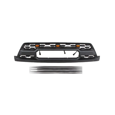 Off-Road Mesh Modification Suitable for 02-05 Toyota Speedmaster Grille 4Runner Grille 2003-2005 (Zhongwang) - middle-net-led-light