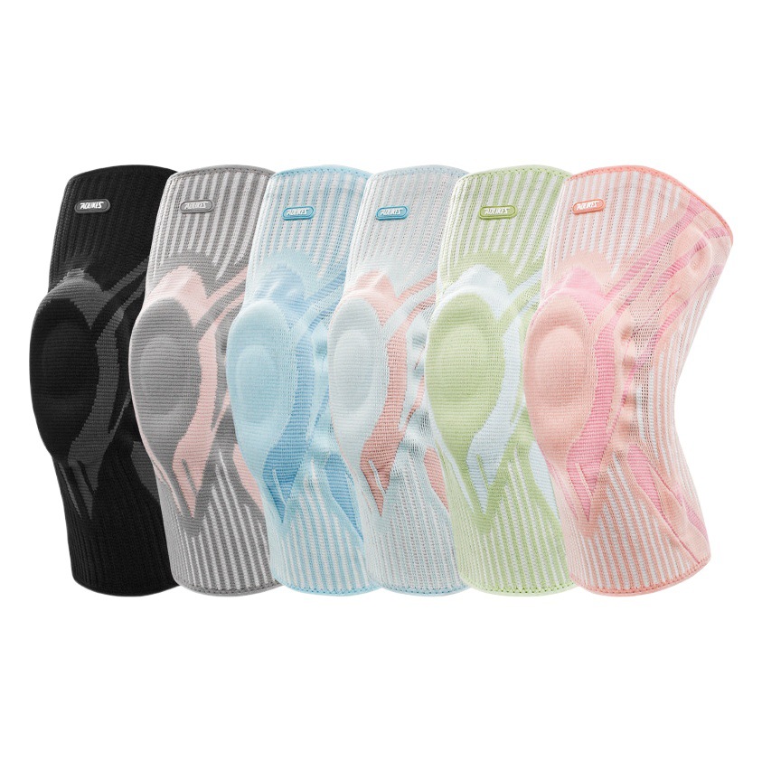 Punto deportes rótula primavera soporte de silicona absorción de choque antideslizante montar al aire libre Fitness Montañismo pierna protector