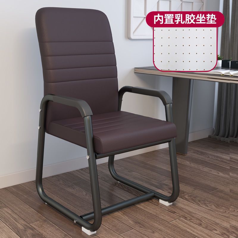 Cojín de látex de rayas marrón oscuro reforzado con marco negro ☆