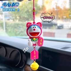 正規版ドラえもん自動車ストラップバックミラー平安ペンダントドラえもん香薫かわいい車載車内ペンダント