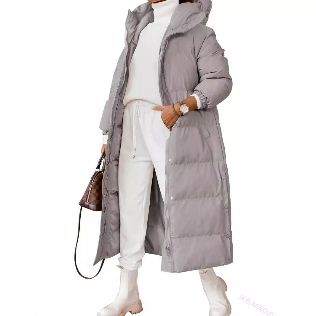 Colored long hoody, fashionable long-sleeve with zipper, jacket, European style, Amazon, city style