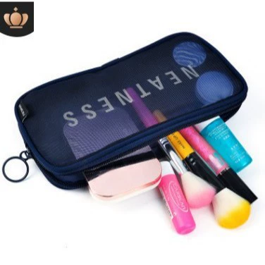 Органайзер bag travel pouch, дышащая сетка сверху, молния, маленький/средний/большой, мультицвет
