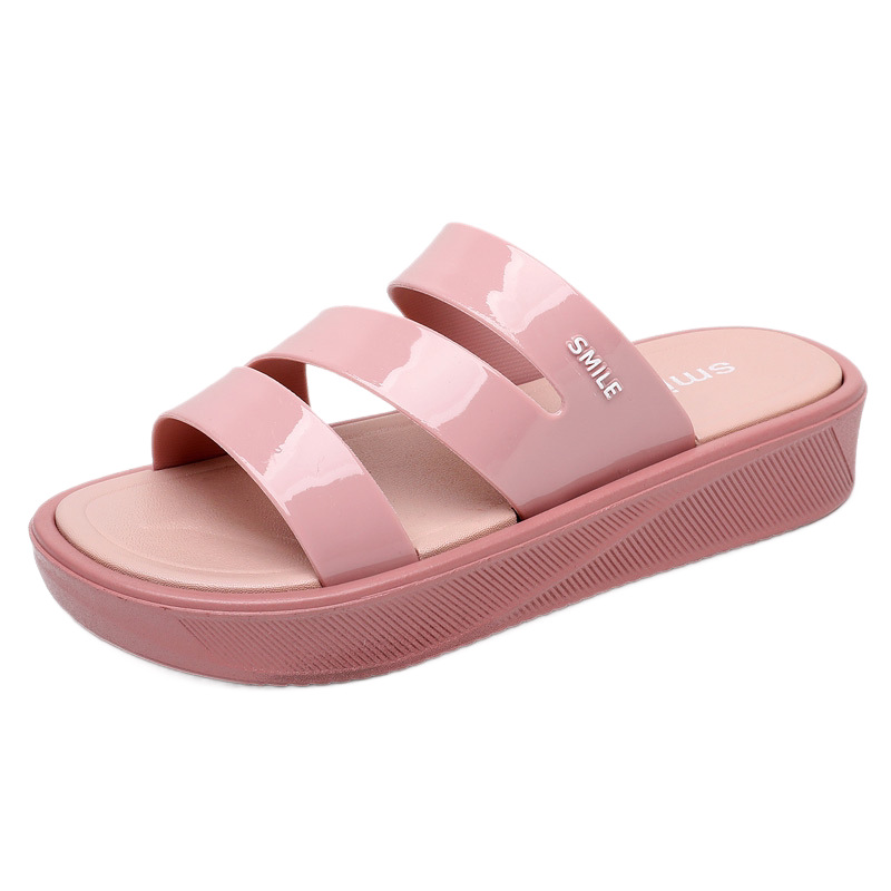 Pantuflas de Plataforma con Tira Única Plástico para Playa y Exteriores image 6