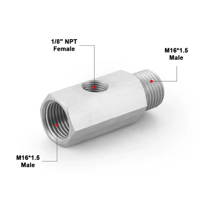 tee with 1/8NPT pressure | Digər kuzov və aksesuarlar - m1615