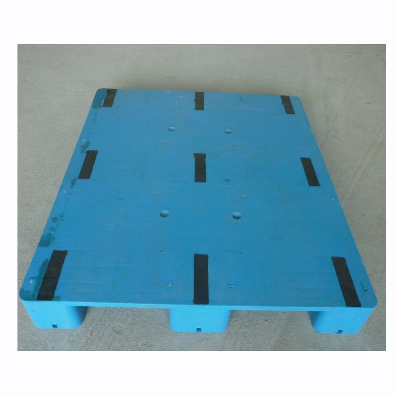 厂家供应塑料托盘 搬运货架平面川字卡板 双面网格川字托盘