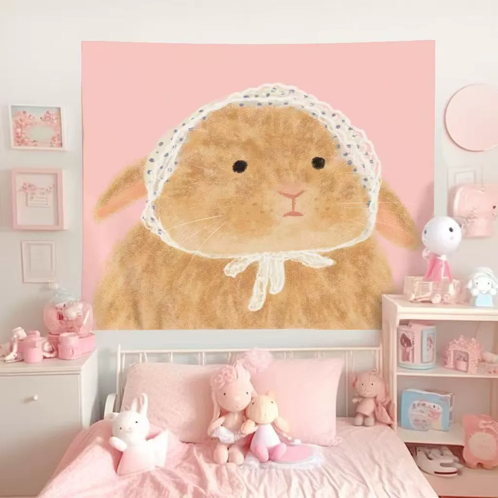 [cutepets милый исцеляющий фон, настенный тканый декор для комнаты, переделка спальни/общежития, мультяшное украшение]