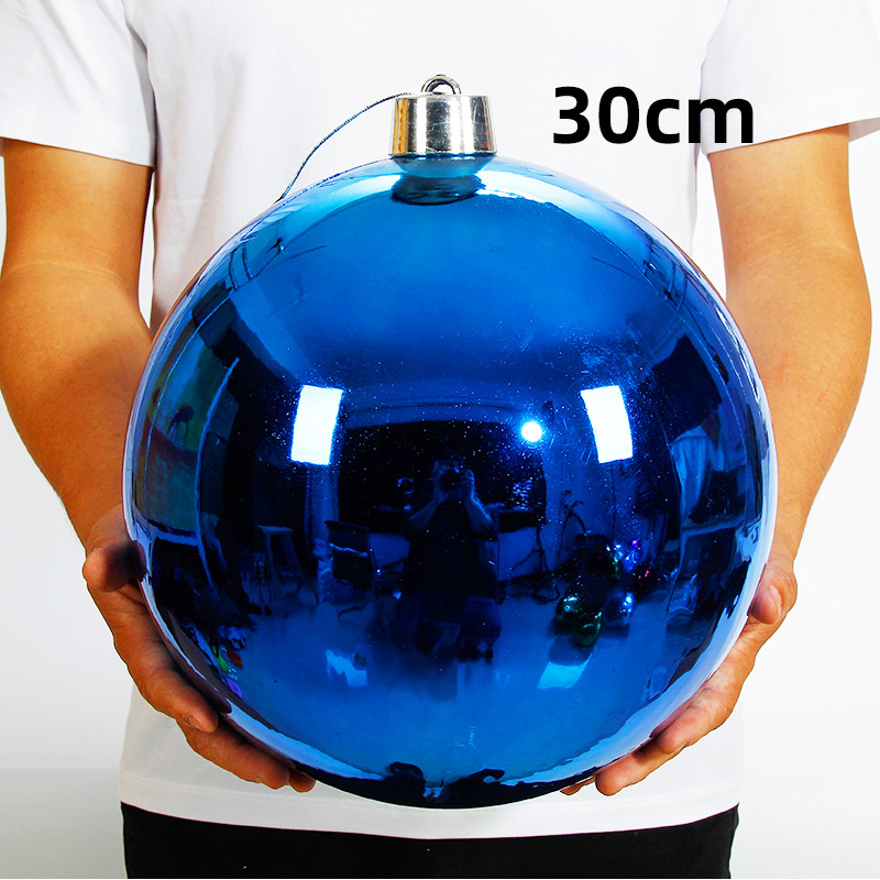 Dragón Tigre Bola de Navidad decoraciones del árbol de Navidad gran Bola brillante galvanoplastia bola de color bola colgante centro comercial bar decoración del techo