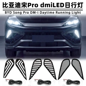 BYD Song Pro Dmi 25-26 modelləri üçün LED gündüz işıqları, duman işıqları, ön bamper işıqları