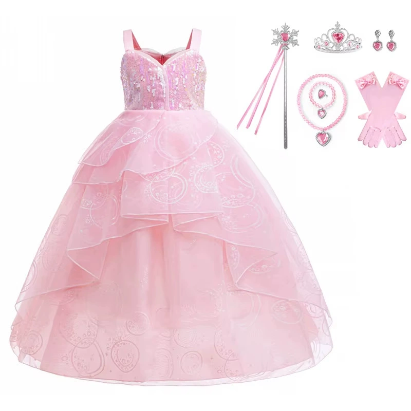 2025 Трансграничный взрыв волшебная плохая ведьма косплей черное кружевное платье Хэллоуин вечернее платье