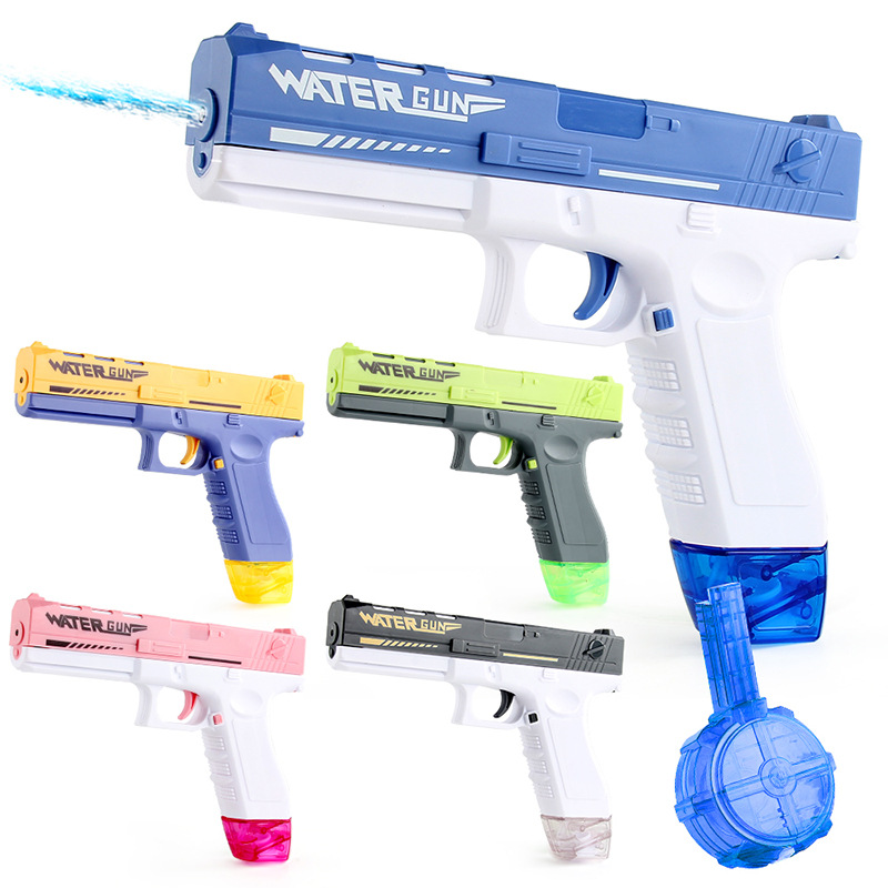 Nueva pistola de agua eléctrica para niños de juguete de alta presión fuerte rango de largo alcance pistola de agua lucha agua jugando juguete de ocio