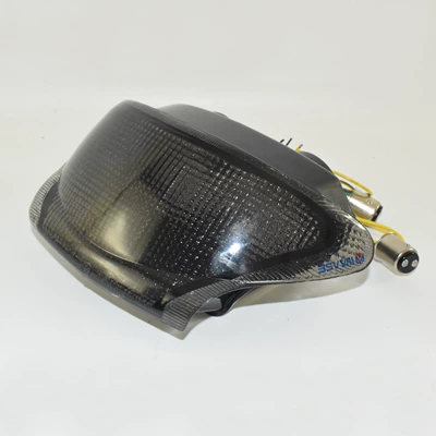 Suitable for Triumph Daytona 595 955 Speed ​​Triple Led Tail Light Brake Turn Signal Assembly (Motorcycle tail) - smoky-black