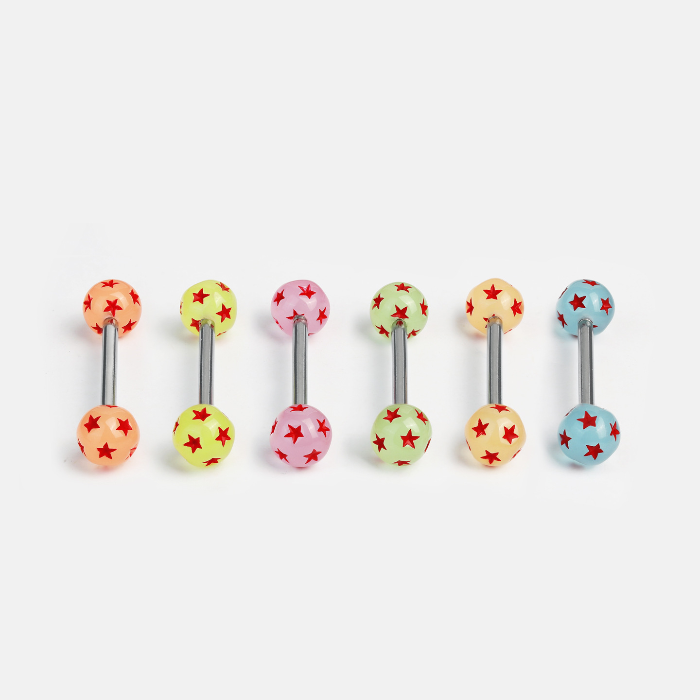 Labret piercing jewelry detail image