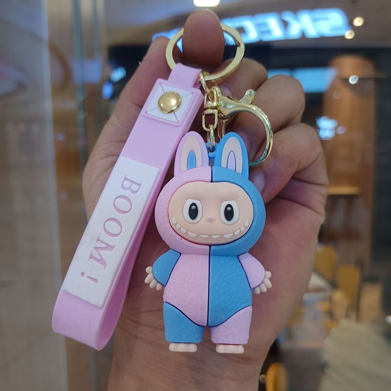 クリエイティブホットスタイルラブブキーホルダー漫画リトルシープペンダントおもちゃベビーグラバーかわいいキーチェーンリング卸売|undefined