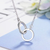 Necklace, zirconium, nail decoration, jewelry, chain for key bag , Korean style, new collection, South Korea