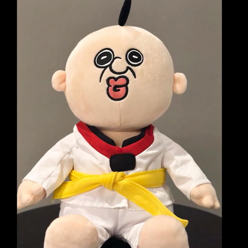 国境を越えた漫画のぬいぐるみ、かわいいバンバンとユジの周辺人形、表情枕、小さなペンダント、帽子、鉛筆バッグ|undefined