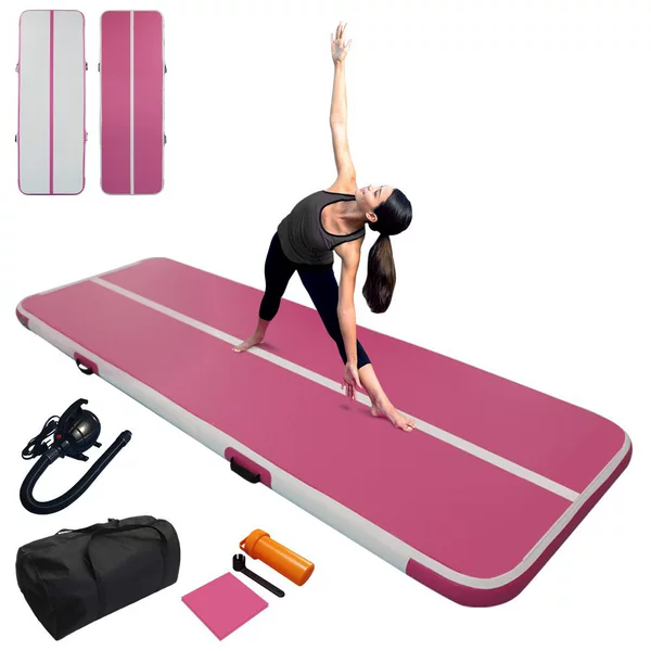 Cross-Border - Amazon - Inflatable Stretch Gymnastics Mat, Inflatable Yoga Mat, Stretch Air Cushion, Taekwondo Gym Floor Mat