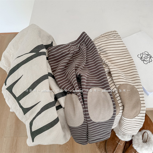  new children's clothing autumn and winter Korean style velvet warm winter clothing children's leggings girls' pants 122707