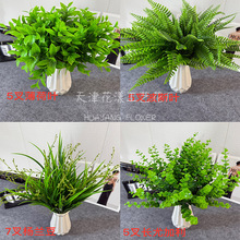 仿真绿植波斯草尤加利叶植物绿植墙装饰花草绿叶秋季蕨类把束绿植