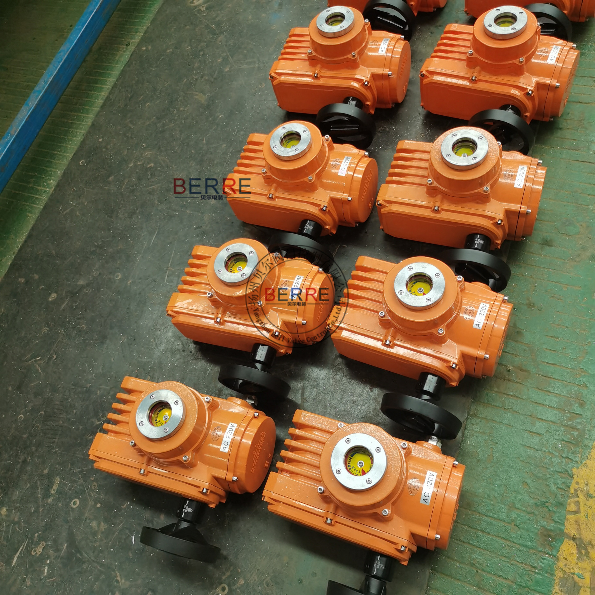 贝尔精小型BR系列新款角行程无源开关电动执行器