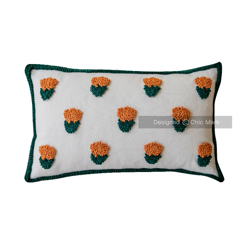  Nordic living room sofa cushion cotton cotton canvas flowing pillow pillow pillow pillow pillow red plants rely on pillow case