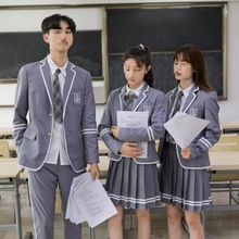 韩国服春西装初中班大学生秋季套装高中学院风校服同款日系jk制服