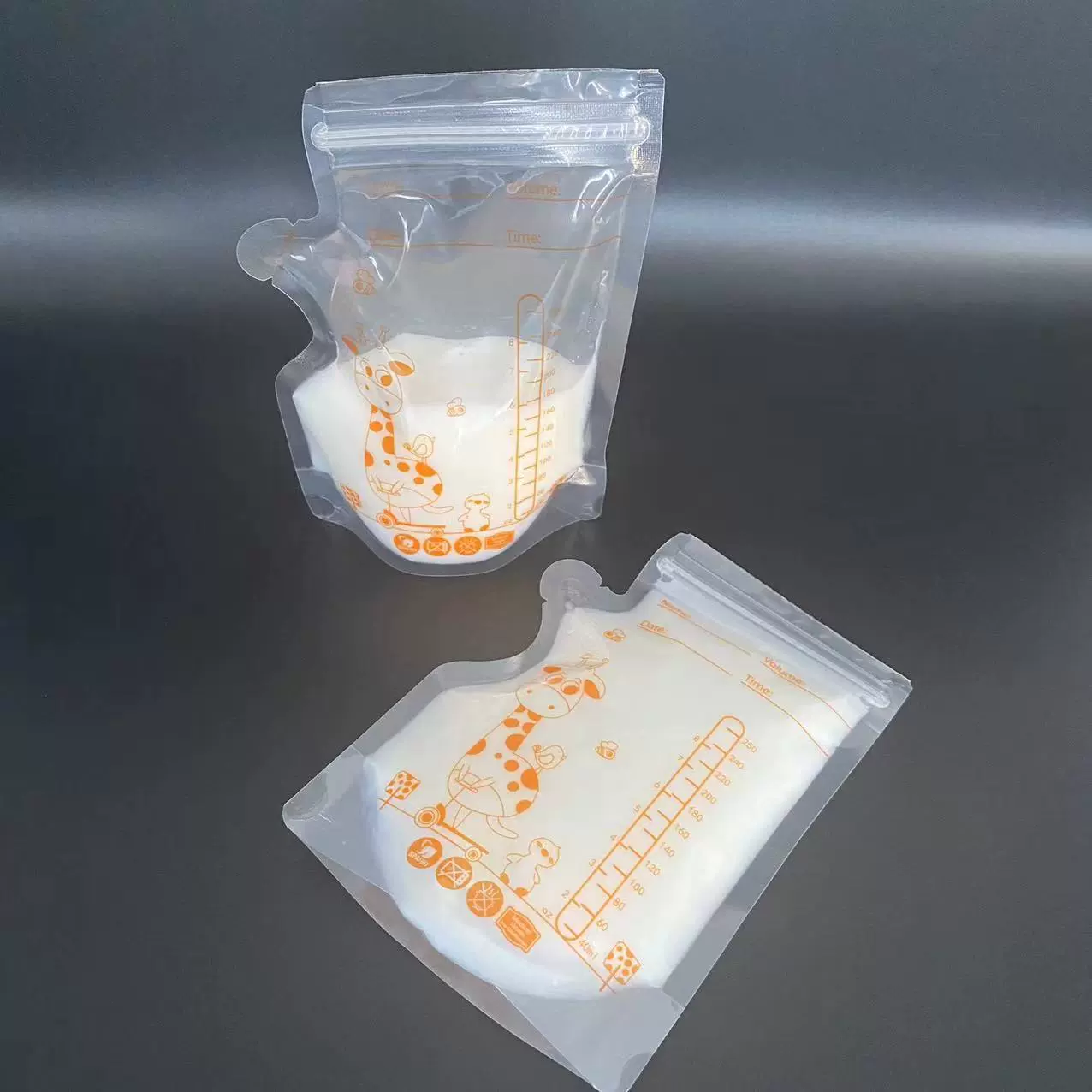 马来西亚母乳袋现货 250ml壶嘴款通用储奶袋 5oz母乳袋供应