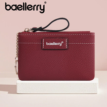 新款小零钱包迷你小包跨境荔枝纹拉链零钱袋收纳包时尚pu小钱包女