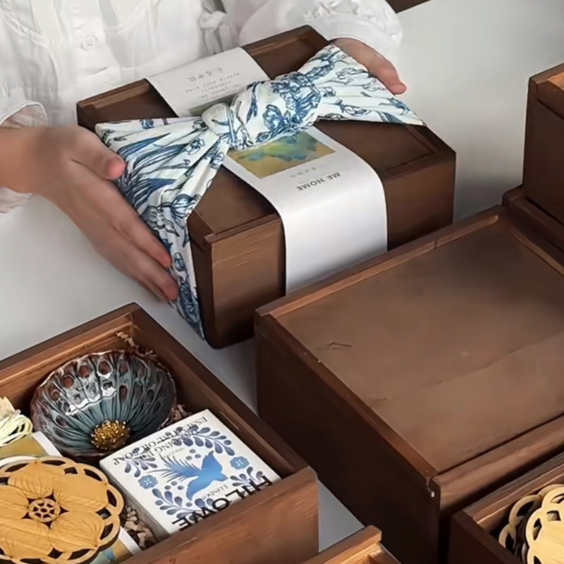 新款中秋包装盒广式流心月饼蛋黄酥点心木盒中式糕点绿豆糕礼盒|undefined