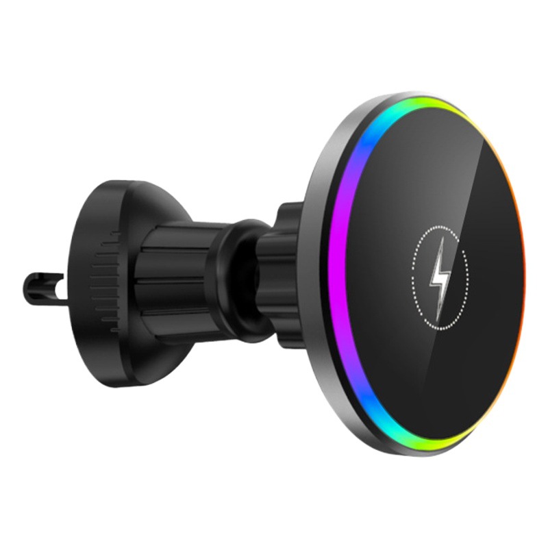 El Comercio exterior nuevo coche inalámbrico soporte de carga 15W carga rápida apertura eléctrica y cierre de inducción salida de aire del coche soporte marco