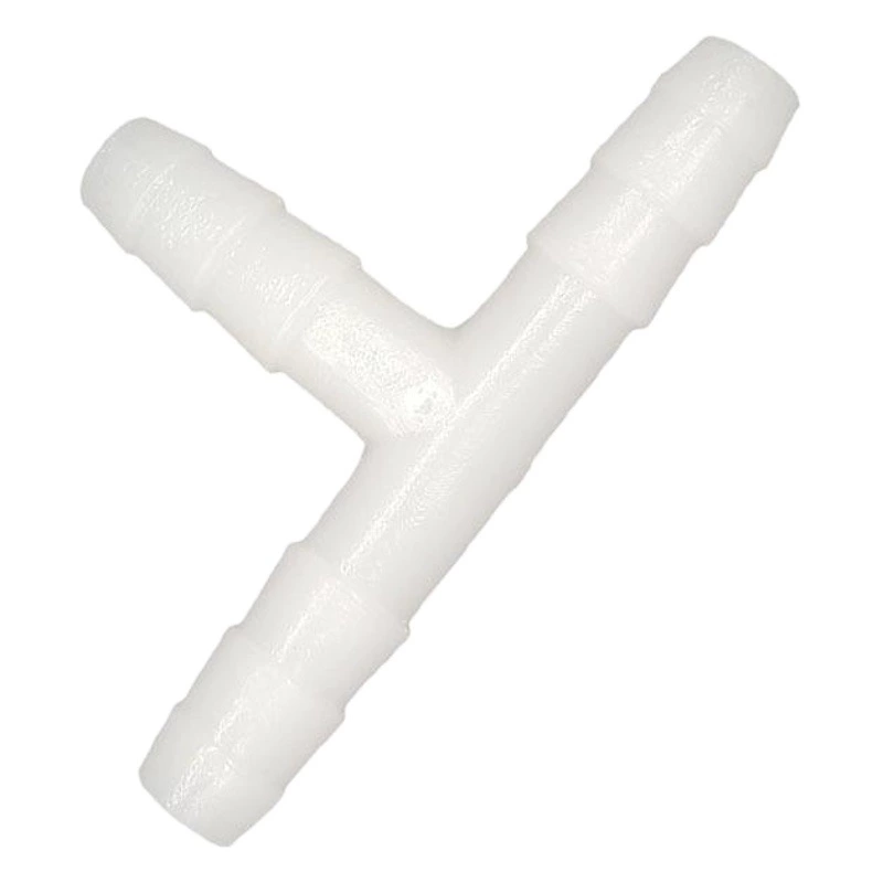 Пластиковая маленькая трехходовая сантехника Кан елочка трехсторонняя прямоходовая диаметром 10 мм для полива цветов сантехника Кан стеклоочиститель