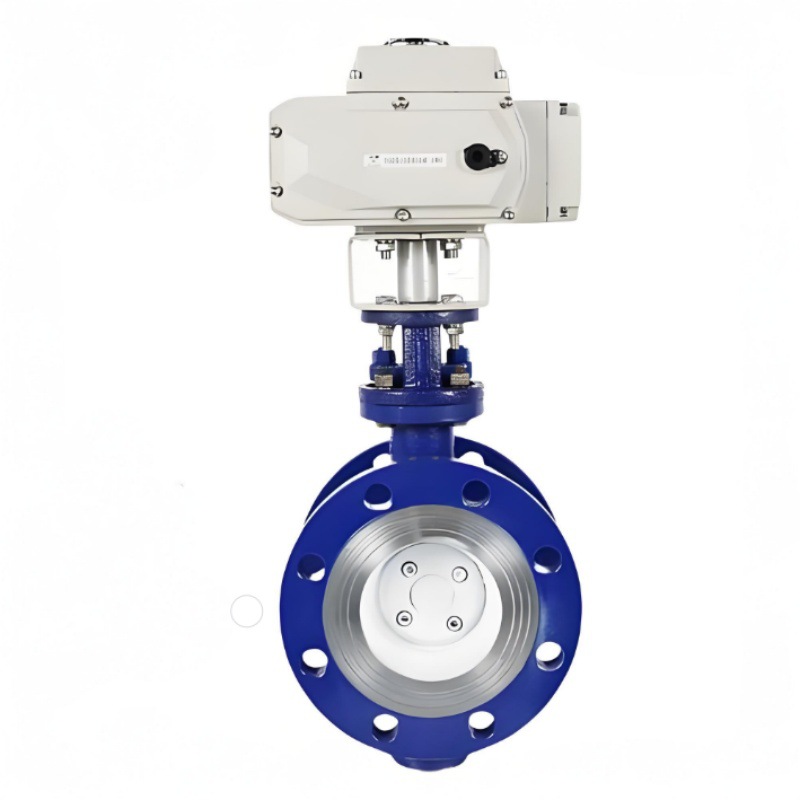 D943H-40C DN600 硬密封三偏心电动法兰蝶阀 铸钢电动法兰蝶阀