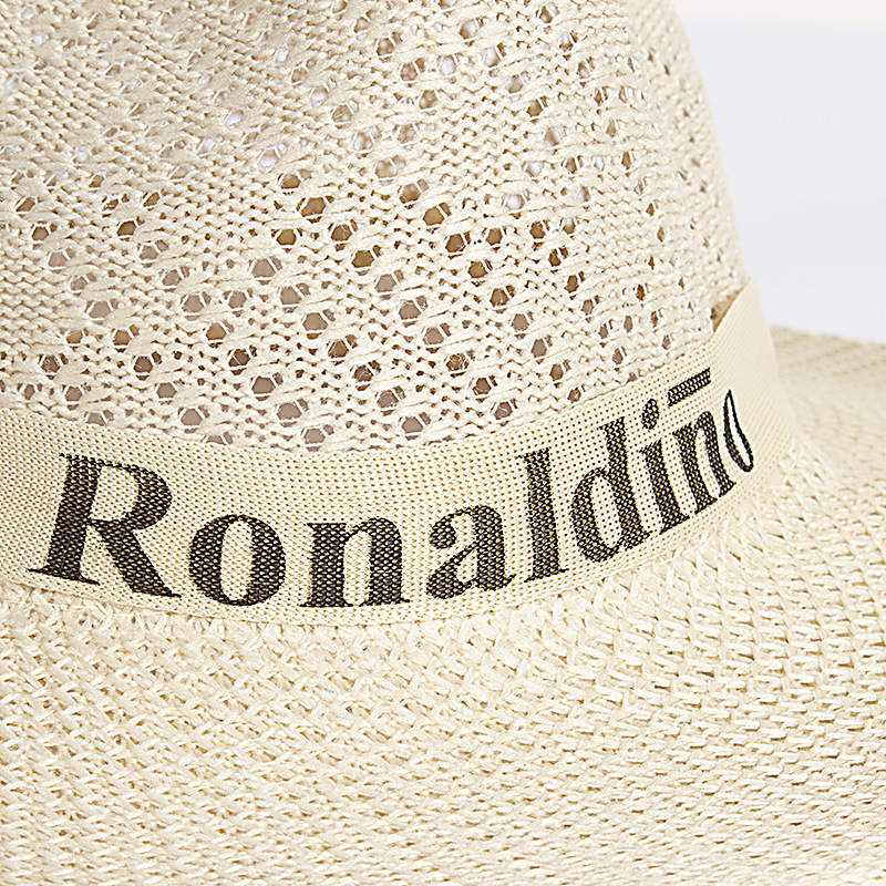 Wide Brim Cowboy Hat For Men Breathable Summer Sun Protection_voghion.com